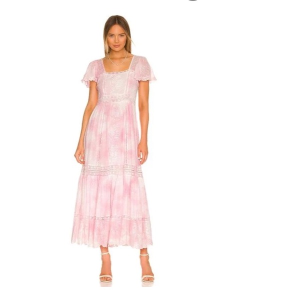 LoveShackFancy Dresses & Skirts - LoveShackFancy Pink Norma ASO Royal